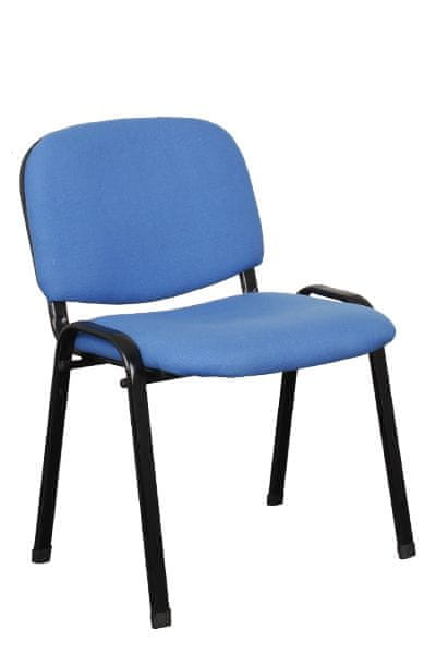 eoshop Kancelárska stolička pevná JEFF ZK17 (Prevedenie: Modrá)